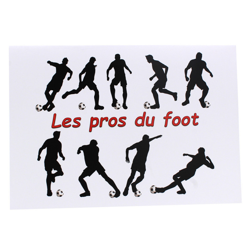 Cartonnage photo scolaire - Groupe 20x30 - Les Pros du foot