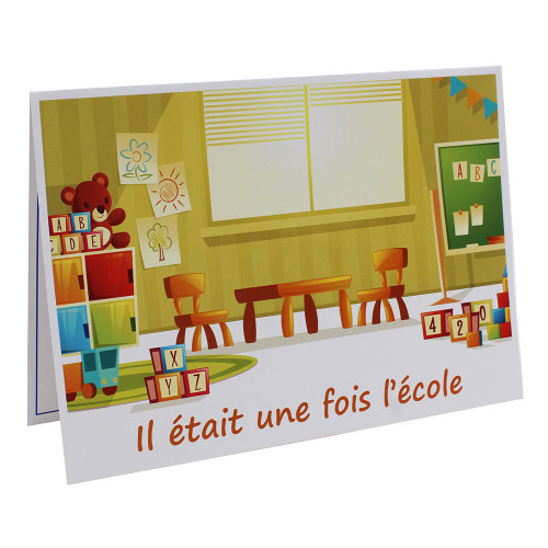 Cartonnage photo scolaire - Groupe 20x30 - Il était une fois