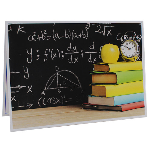 Cartonnage photo scolaire - Groupe 20x30 - Vive les Maths!