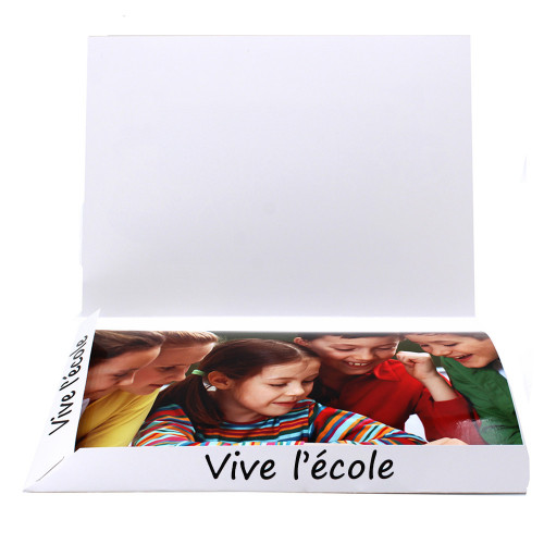 Cartonnage photo Combi A4 Vive l&#039;Ecole New