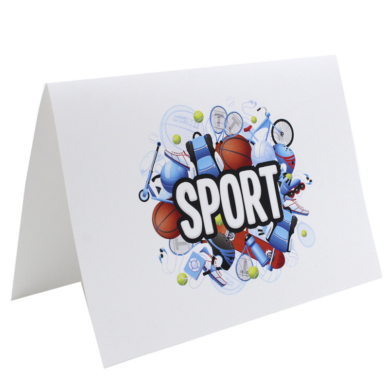 Cartonnage photo scolaire - Groupe A4 - Sport
