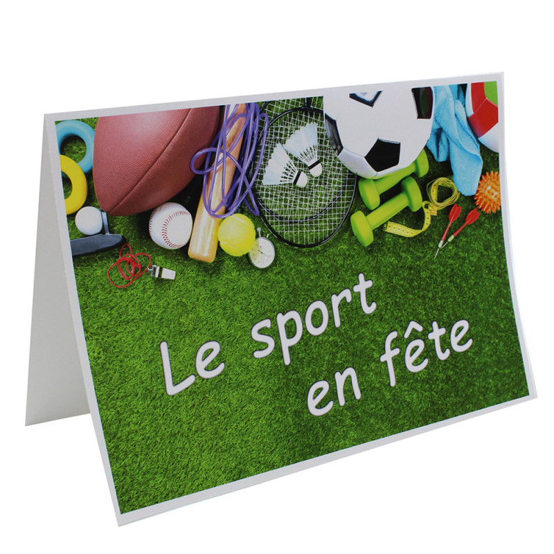 Cartonnage photo scolaire - Groupe A4 - Le sport en fete