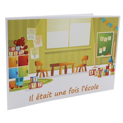 Cartonnage photo scolaire - Groupe 20x30 -18x25 - Il était une fois