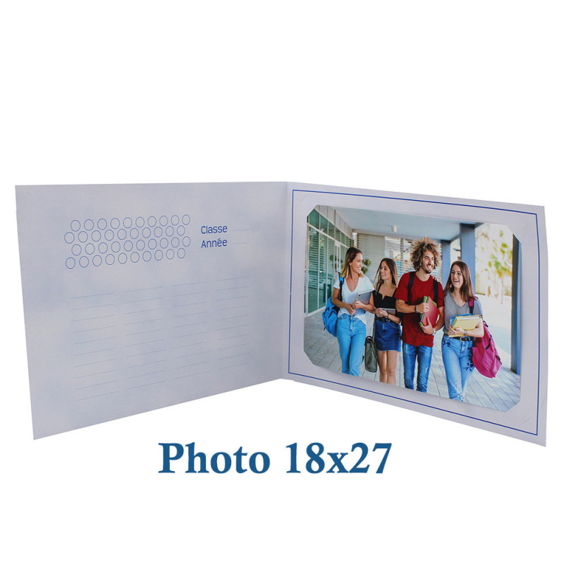 Cartonnage photo scolaire - Groupe 20x30 - Leçon - photo 18x27
