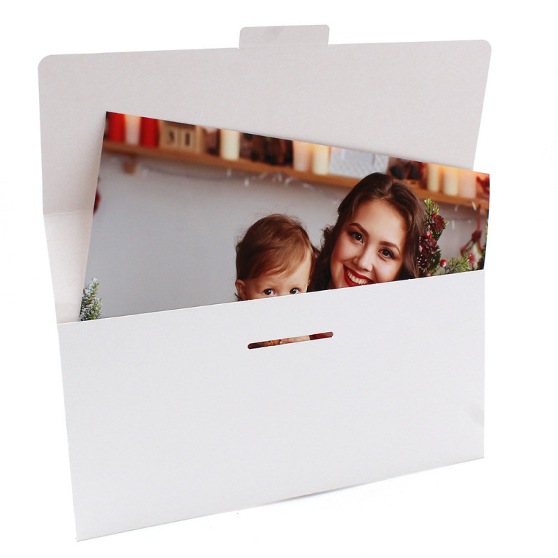 Enveloppe cartonnée de protection pour tirages photographiques