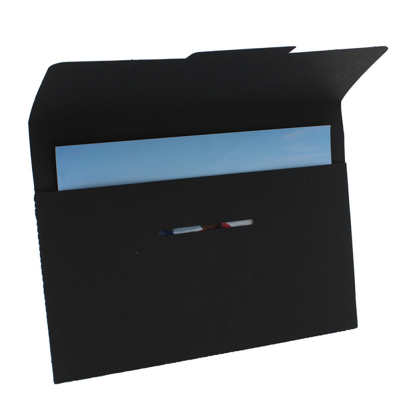 Enveloppe cartonnée noire de protection pour tirages photographiques