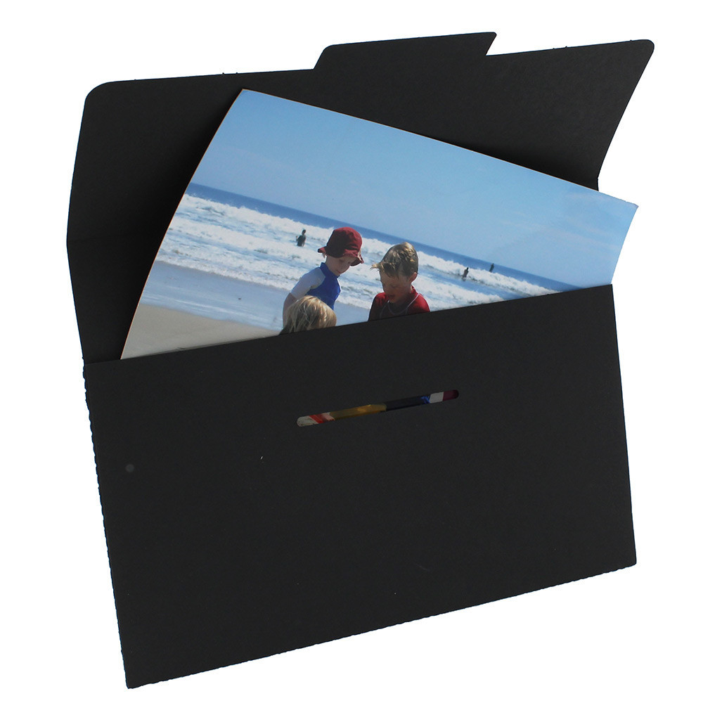 Enveloppe cartonnée noire de protection pour tirages photographiques