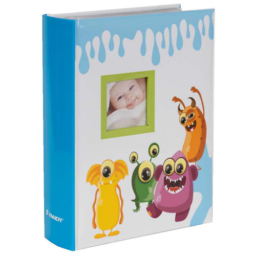 Album bébé CPC Spookies bleu 300 pochettes 10X15