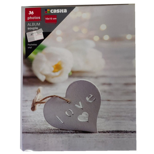Mini album photo Coeur Love pour 96 photos 10X15