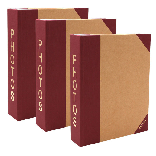 Lot 3 albums photo KP Photos 200 pochettes 10X15