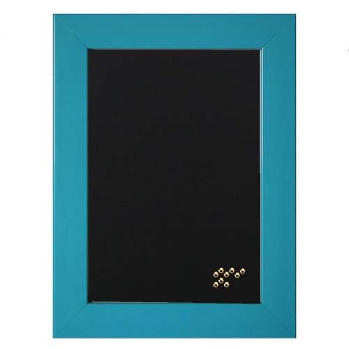 Pêle-mêle magnétique Gala bleu 40x50 en bois fond noir