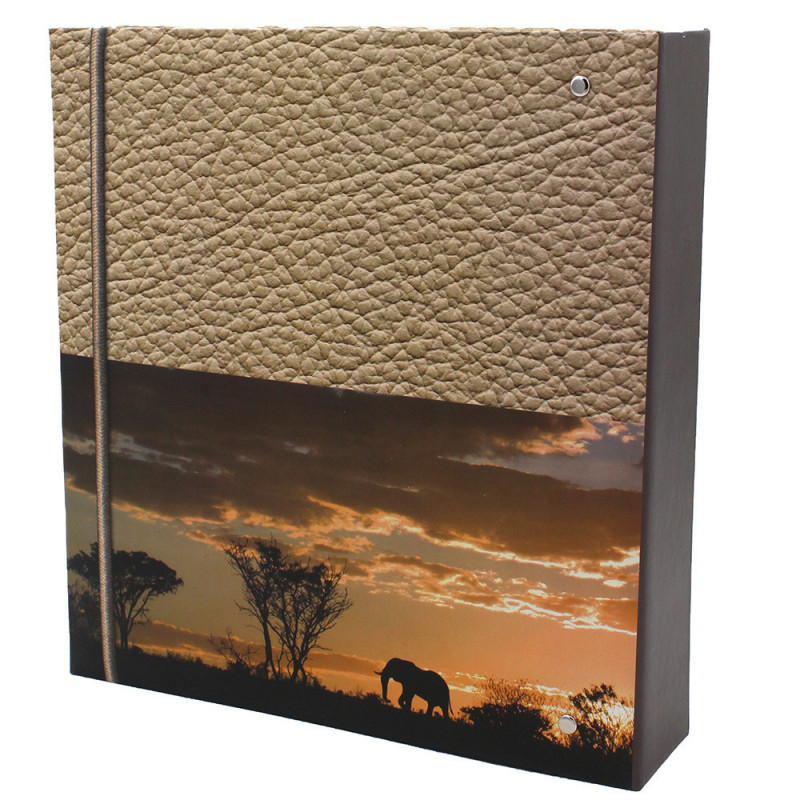 Classeur photo autocollant Savane pour 200 photos 10x15, 11x15 ou 13x18