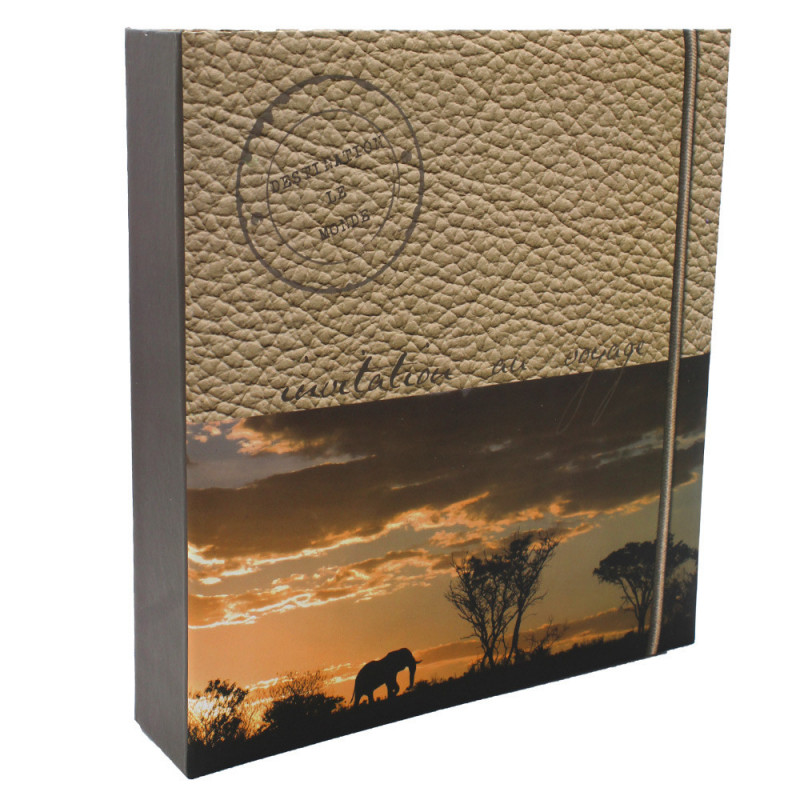 Classeur photo autocollant Savane pour 200 photos 10x15, 11x15 ou 13x18