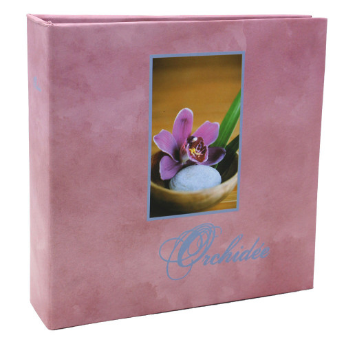 Album photo Orchidée rose 100 pochettes 11X15