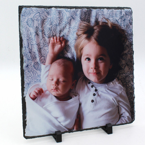 Ardoise Photo carrée 30x30 cm personnalisable