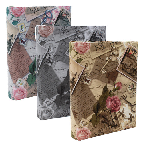 Lot 3 albums photo KP Vintage Roses 200 pochettes 10X15
