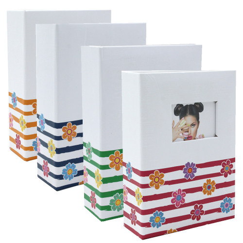 Lot de 4 mini albums photo KP Shining Flowers 100 pochettes 10X15