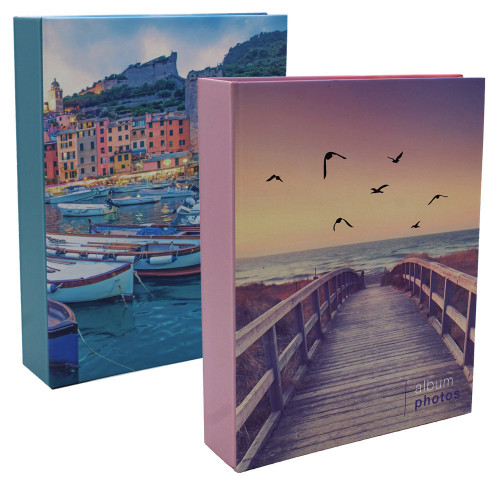 Lot 2 albums photo CPC Pastel Mer 200 pochettes 10X15