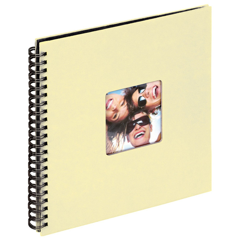Album traditionnel Fun Crème à spirales pour 200 photos 10x15 cm