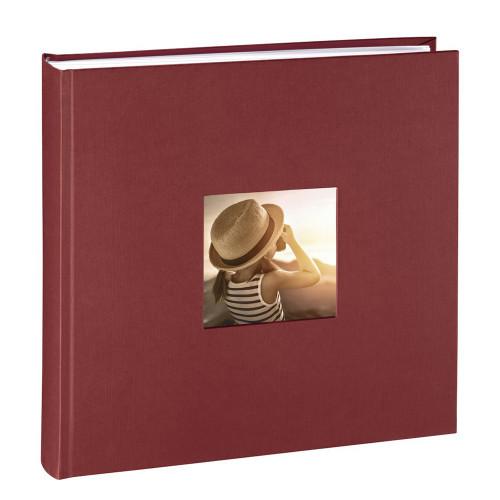 Album traditionnel Fine Art bordeaux pour 400 photos 10x15