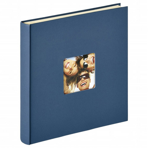 Album photo Fun bleu autocollant 200 photos 10X15-11,5X15