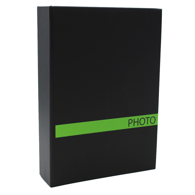 Album photo sensation vert 200 pochettes 10x15 noires
