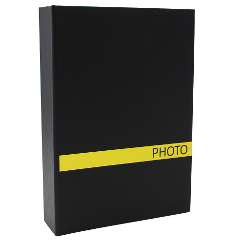 Album photo Sensation jaune 200 pochettes 10x15 noires
