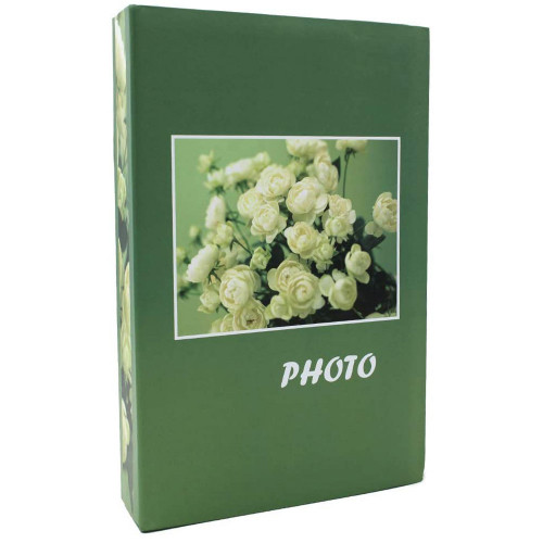 Album photo Bouquet vert 200 pochettes 10X15 - Noir