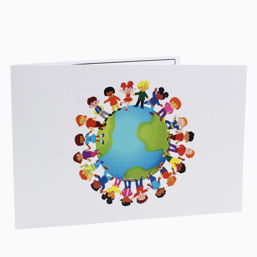 Cartonnage photo scolaire - Groupe 20x30 -18x25 - Terre 2