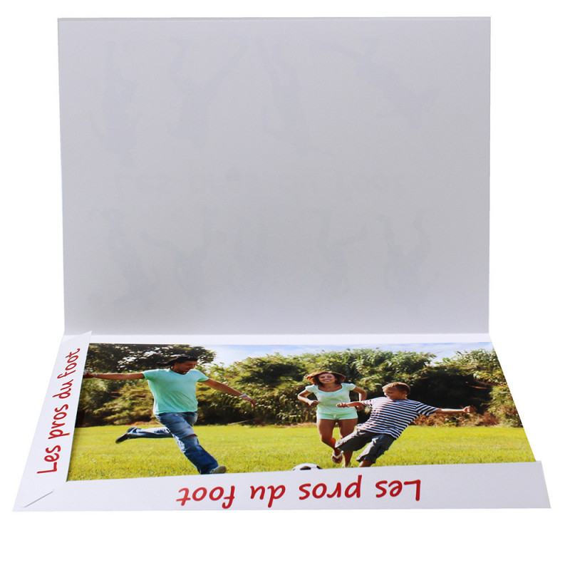 Cartonnage photo Combi A4 Les pros du foot avec photo