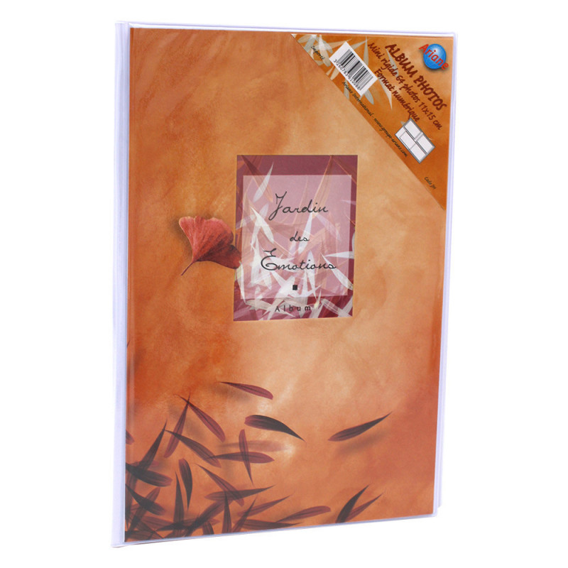 Lot de 12 albums  photos  Emotion 64 pochettes 11x15-orange face