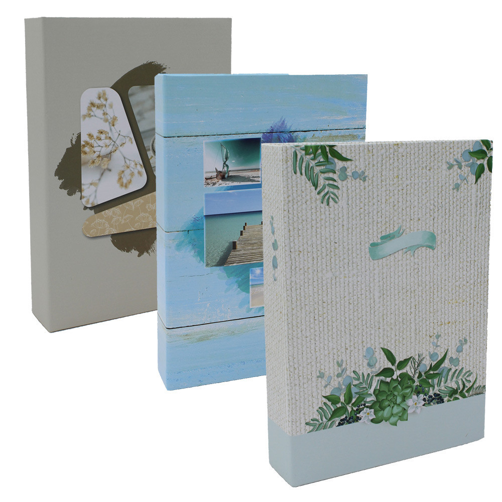 lot de 2 classeurs photo ariane à pochettes zen 2 400 photos 11x15 -  Turquoise - Accessoire album photo - Achat & prix