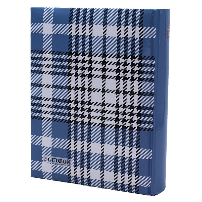 Lot de 2 albums photo Tartan 300 pochettes 10x15-dos bleu clair