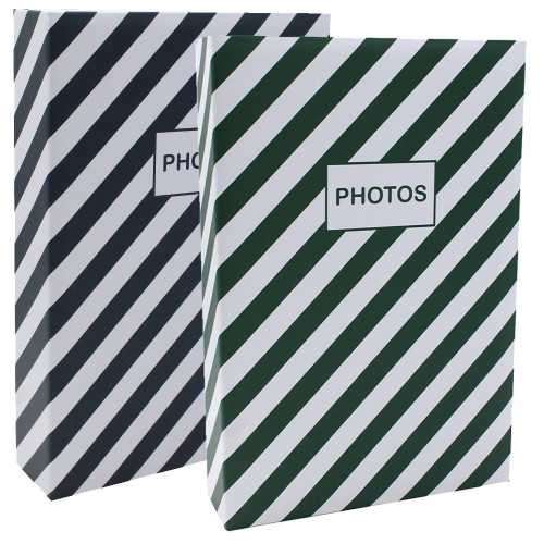 Lot de 2 albums photo KP Mstream Vert et Bleu 402 pochettes 10X15