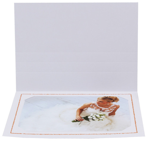 Cartonnage photo blanc - Thionville orange