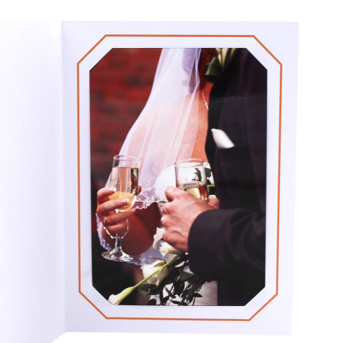 Cartonnage Photo Professionnel Octo – Liseré Orange| Collection CashPhoto