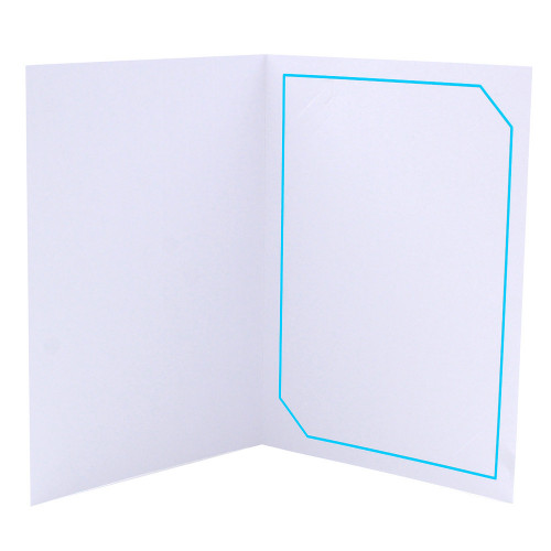 Cartonnage photo blanc - Hayange Bleu clair