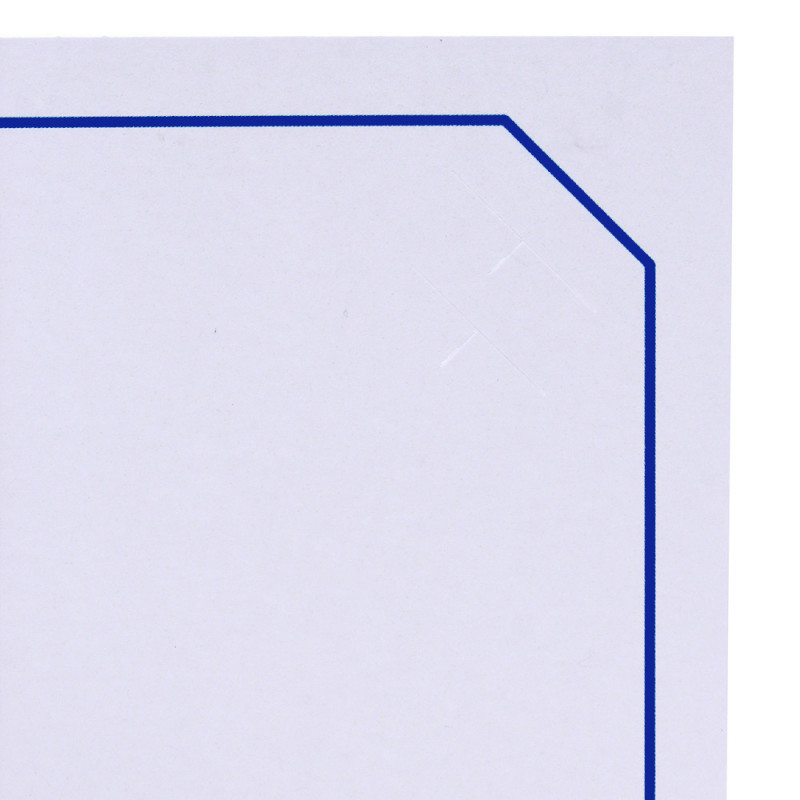 Cartonnage photo blanc - Hayange Bleu foncé
