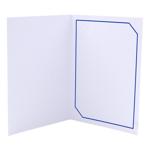 Cartonnage photo blanc - Hayange Bleu foncé