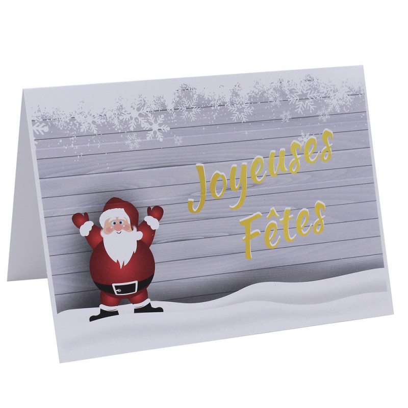 Lot cartonnage Joyeuses Fetes horizontal Pere Noel