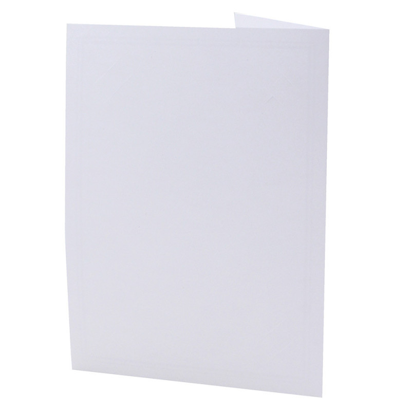 Cartonnage photo blanc - Serémange liseré grenat