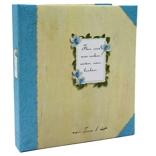 Album photo Roman bleu 144 pochettes 11X17