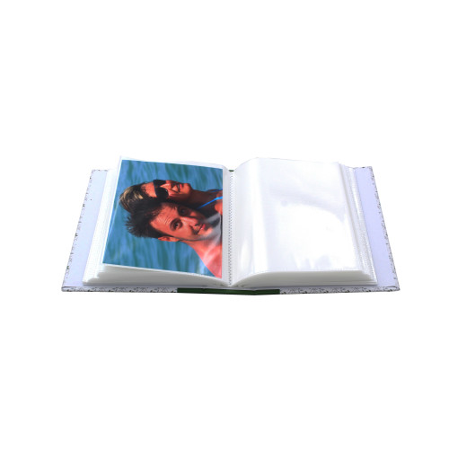 Album photo Viva vert 100 pochettes 10X15 ouvert