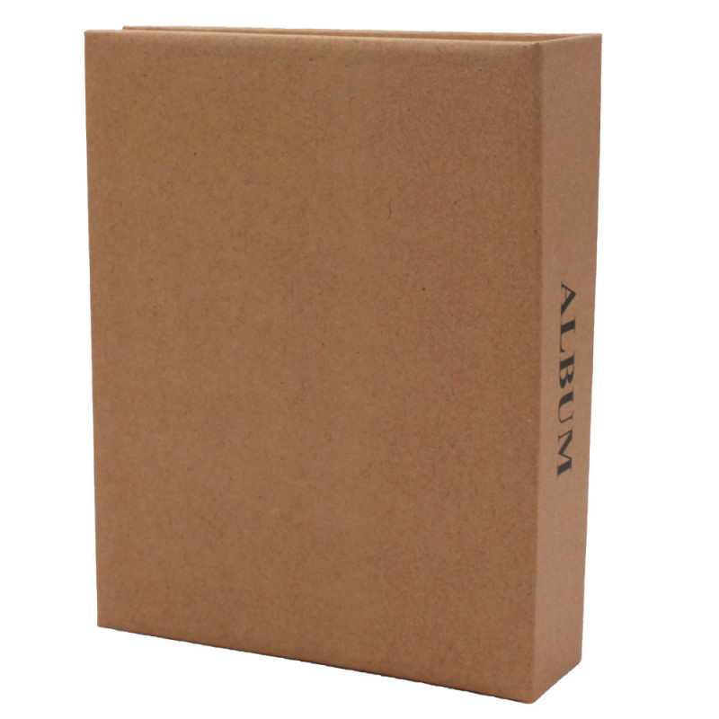 Album Kraft Feuille 200 pochettes 10X15 dos