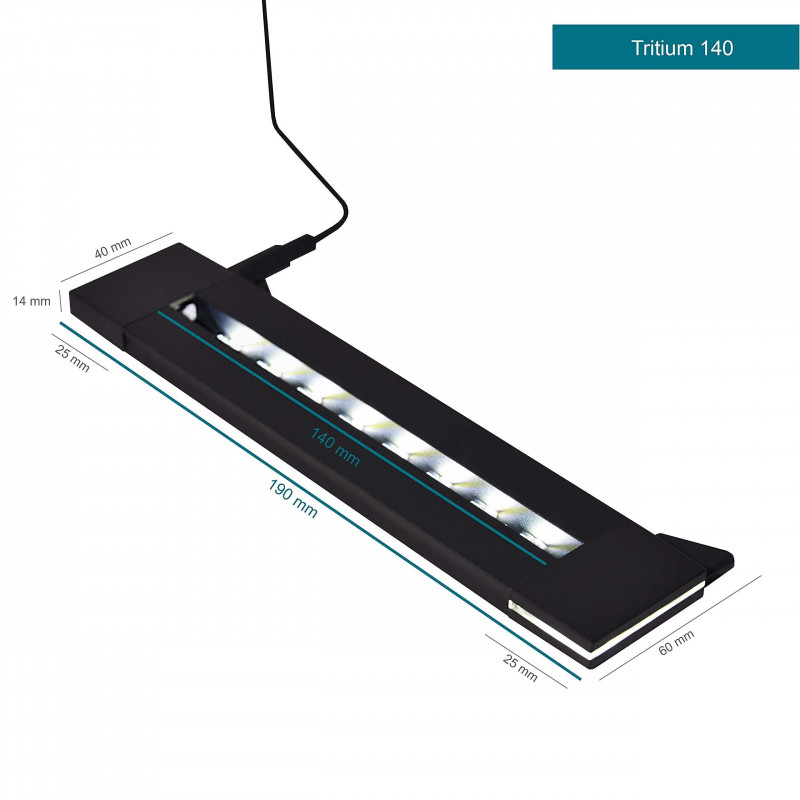 Socle lumineux Tritium 140 pour prisme L horizontal