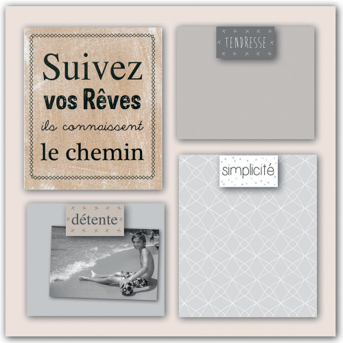 Pêle-mêle photo Suivez vos Rêves Bruit de Cadre