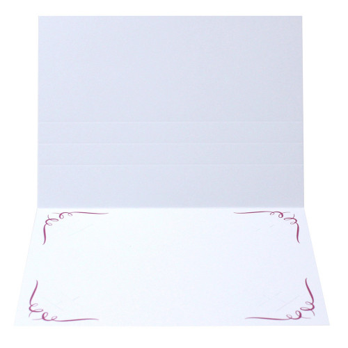 Cartonnage photo blanc Frise N2 - Rose