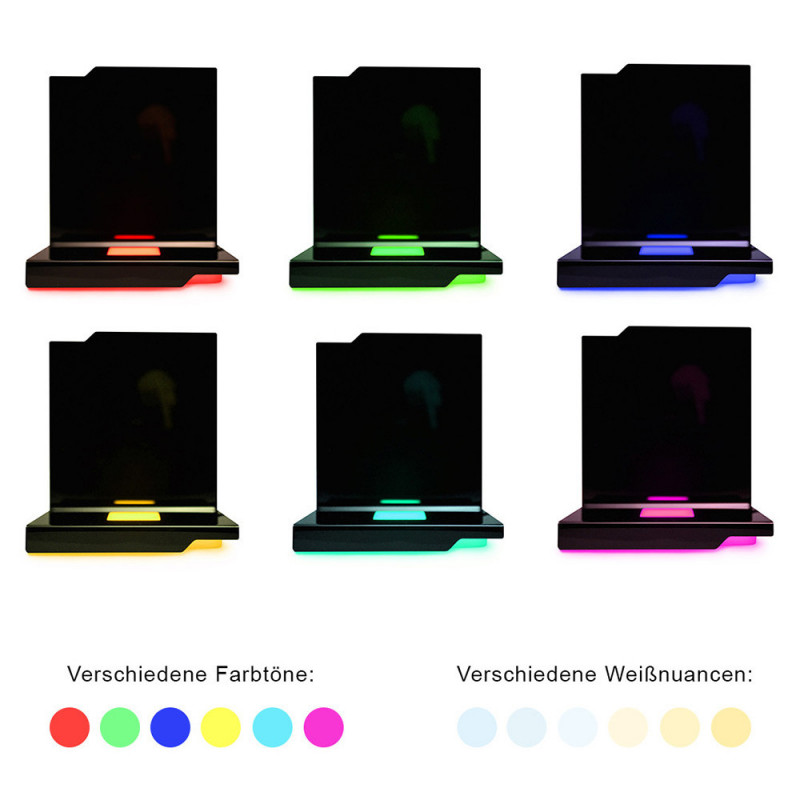 Socle lumineux Presto variation couleur pour Prisme XL et XXL horizontaux variation couleur