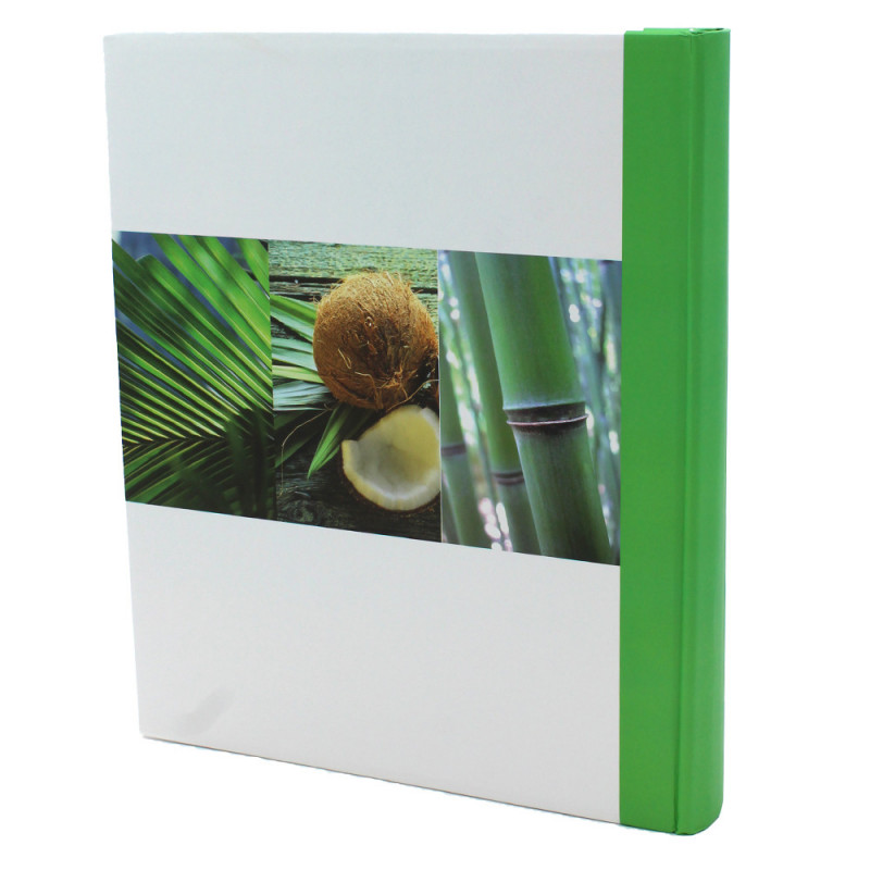 Albums photo traditionnel Evasion vert 60 pages dos