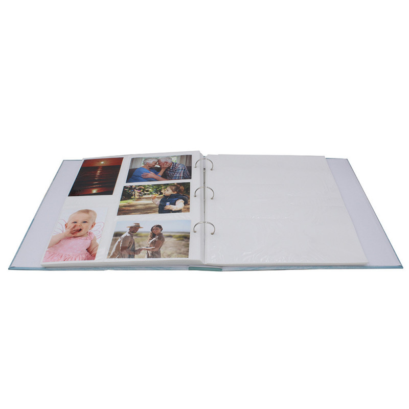 Lot de 3 albums photo Ellypse 2 gris pour 300 photos 11.5x15 2d choix